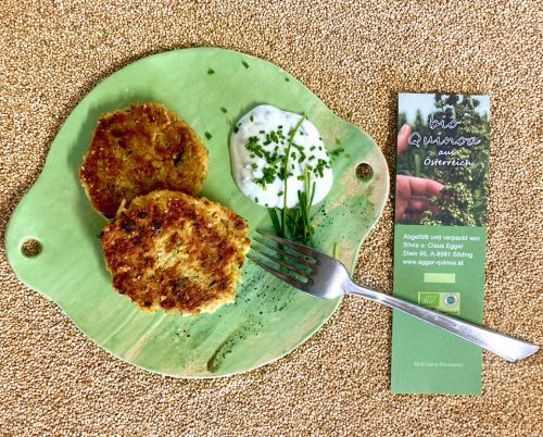 Rezept für Quinoa Gemüselaibchen